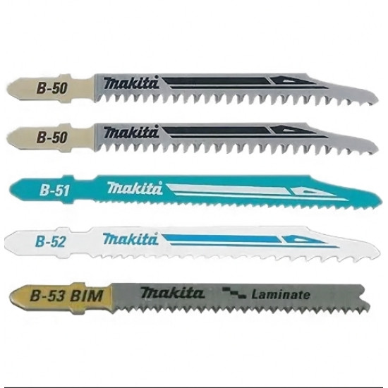 Набор лобзиковых пилок Super Express, 5 шт (B-50x2, B-51, B-52, B-53) Makita B-48527
