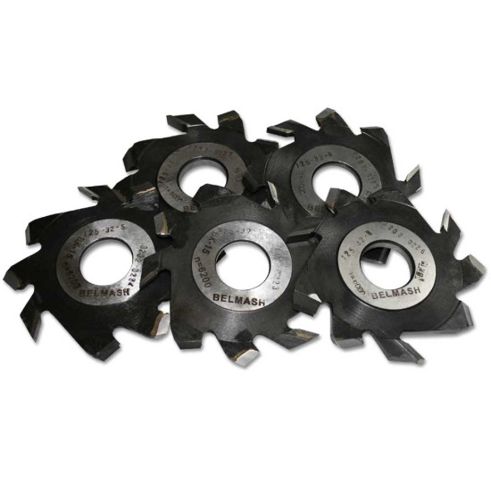Фреза пазовая с подрезающими зубьями, BELMASH 125х32х6 мм