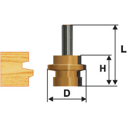 Фреза комб. универсальная ф30,5х26мм хв. 12мм