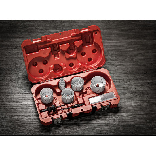 Набор коронок биметаллических MILWAUKEE (17 шт.)