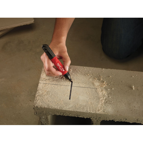 Маркер INKZALL для стройплощадки широкий 1шт, MILWAUKEE, 48223103