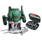 Фрезер вертикальный BOSCH POF 1400 AСE в чем. + набор фрез (1400 Вт, цанга 6/8 мм, 28000 об/мин, регул. об.)