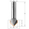 Фреза CMT-PRO пазовая c углом 90гр. (ALUCOBOND) S=8 D=18x7,45, CMT, 915.1807