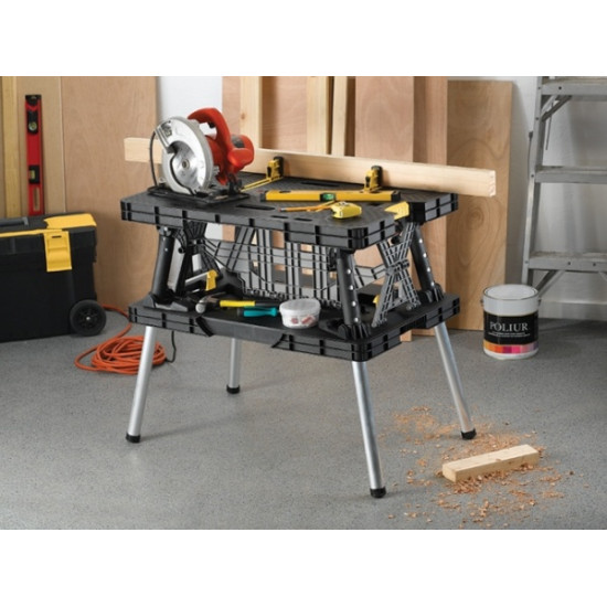 Верстак складной мобильный KETER Folding Table Mettal Leg