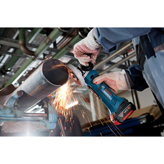 Аккумуляторная угловая шлифмашина GWS 18-125 V-LI Professional