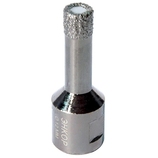 Коронка д/керамогранита ф12мм алм для УШМ сух. рез