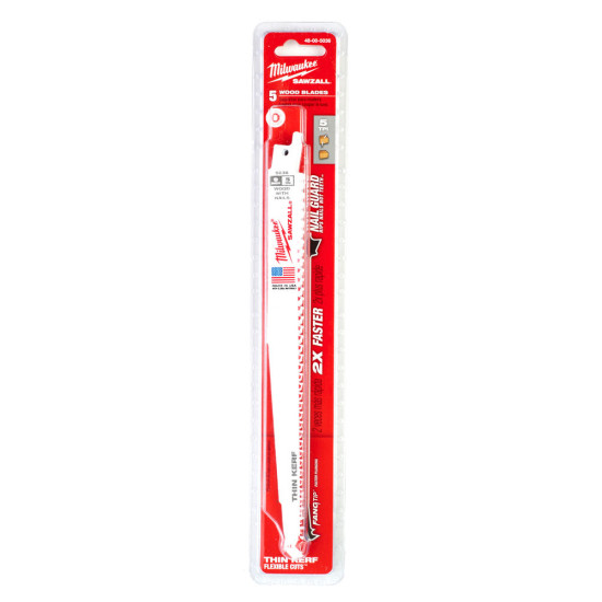 Пильное полотно для ножовки THIN KERF 230мм x 5 " демонтаж биметаллическое,MILWAUKEE, MILWAUKEE, 48005036