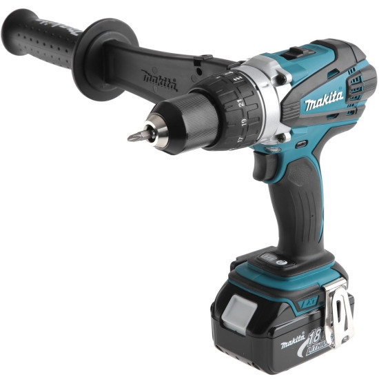 Аккумуляторная дрель-шуруповерт Makita DDF458RFE