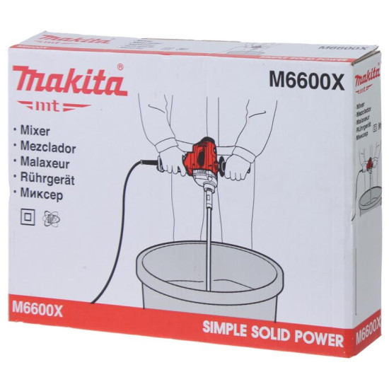 Дрель-миксер 800Вт 0-700об/м, MAKITA, M6600X