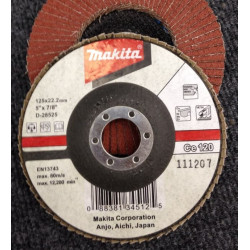 Круг лепестковый 125мм K120 Titan прямой