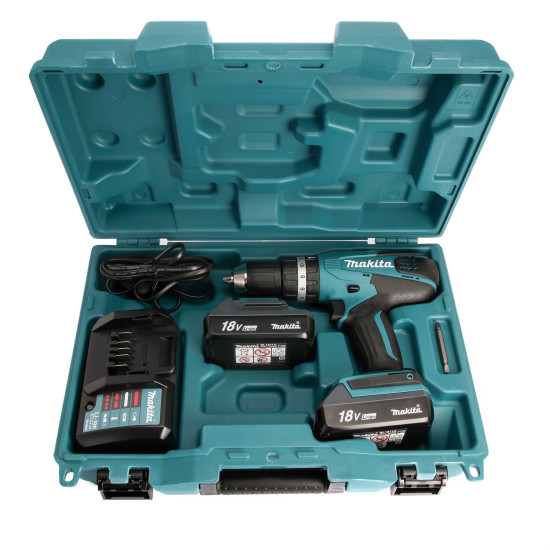 Аккумуляторная ударная дрель-шуруповерт Makita HP457DWE