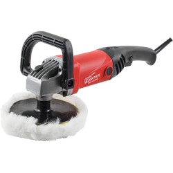 Полировальная машина WORTEX PM 1813 SE в кор. (1300 Вт, 3300 об/мин, 180 мм, регул. об., плавный пуск) (PM1813SE0404)