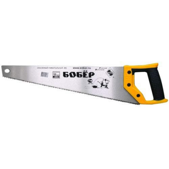 Ножовка 500мм Бобер зак зуб