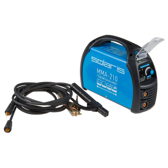 Инвертор сварочный SOLARIS MMA-210 (230В; 20-210 А; 70В; электроды диам. 1.6-4.0 мм; вес 3.8 кг)