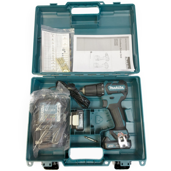 Аккумуляторная дрель-шуруповерт Makita DF332DWAE