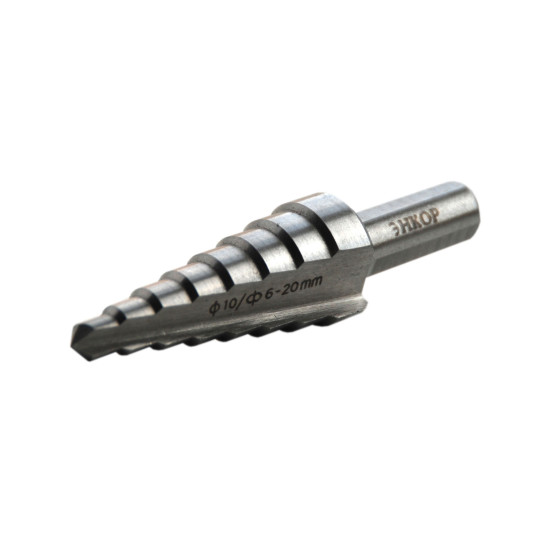 Сверло д/мет ступ 6-20 8ступ шаг 2 ход 4,5