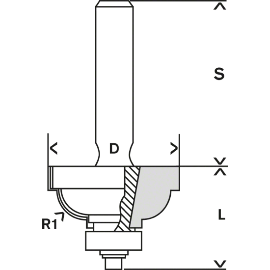 Профильная фреза F