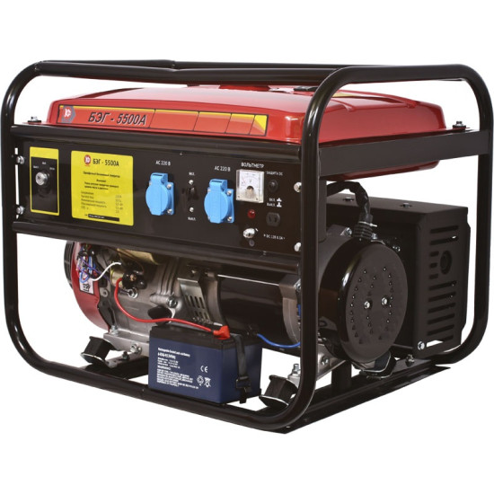 Бензиновый электрогенератор БЭГ-5500А