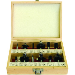 Набор фрез Калибр 1204(8mm, 12шт), 24858