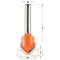 Фреза пазовая c углом 90гр. (ALUCOBOND) S=8 D=18x7,45, CMT, 915.001.11