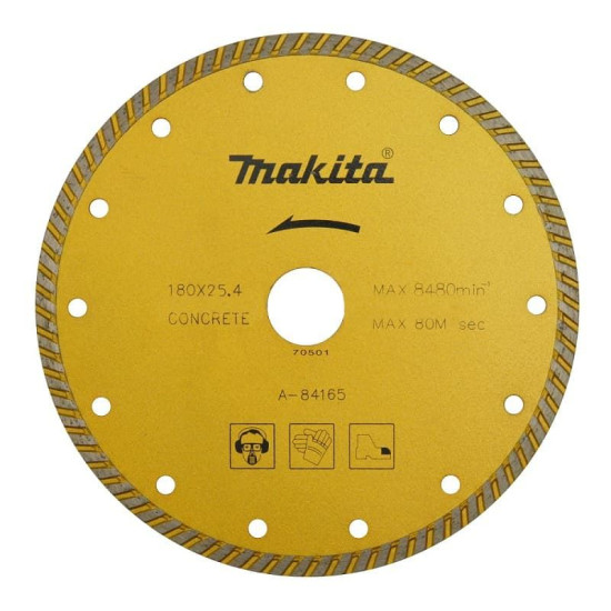 Алмазный сплошной диск Standart 180x22.23 мм Makita B-28020