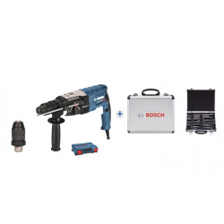 Перфоратор SDS-plus GBH 2-28 F + 9 сверел и 2 зубила SDS Plus в кейсе