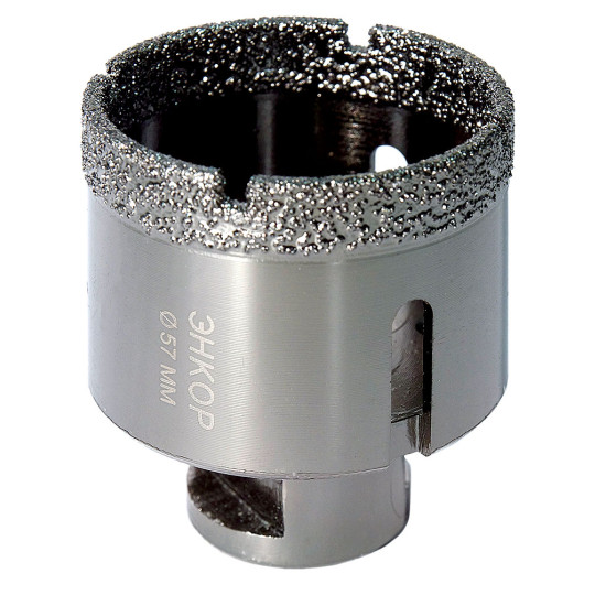 Коронка д/керамогранита ф57мм алм для УШМ сух. рез