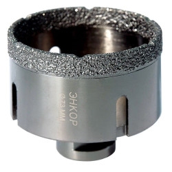 Коронка д/керамогранита ф73мм алм для УШМ сух. рез