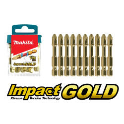 Набор насадок Impact Gold PH2, 50 мм, C-form 10 шт Makita B-39528