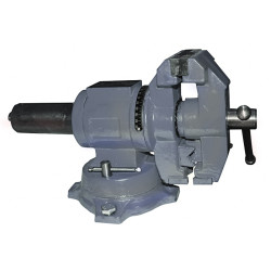 Тиски слес цилиндр повор 100мм наков