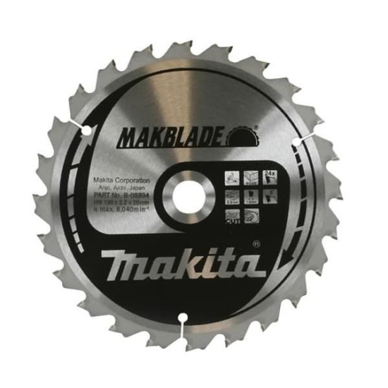 Пильный диск Makblade 190x2.2x20 мм 48T Makita B-35271
