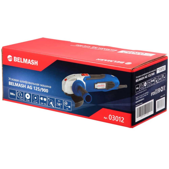 Угловая шлифовальная машина BELMASH AG 125/900