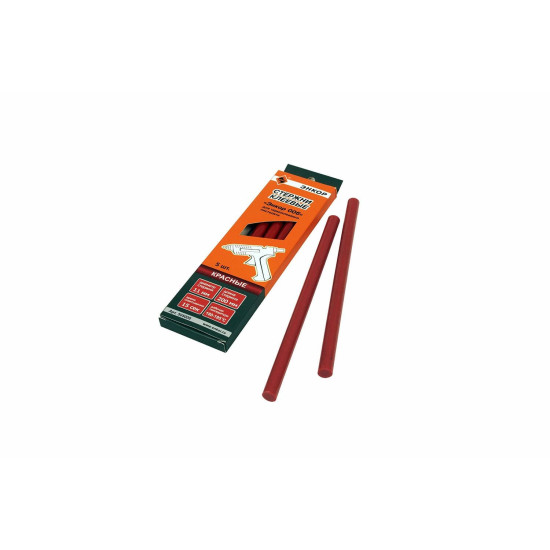 Стержень клеевой 11х200мм, "ЭНКОР 006" 5шт красный