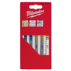 Набор пилок для лобзика (5 шт), MILWAUKEE, 4932345825