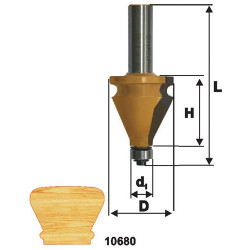 Фреза кром фигурная ф35х38мм хв 12мм