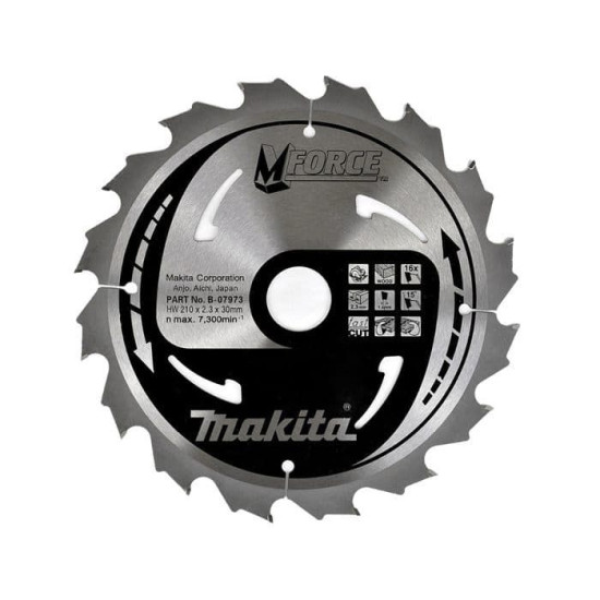 Пильный диск M-Force 165x2.0x20 мм 24T Makita B-43642