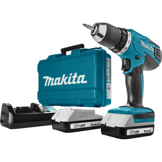 Аккумуляторная дрель-шуруповерт Makita DF457DWE