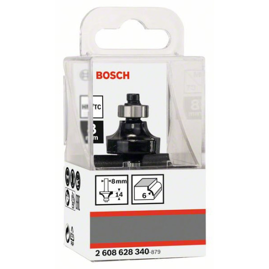 Фреза карнизная 6x13,5x53/8 мм BOSCH (2608628340)