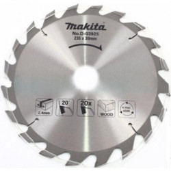 Пильный диск для дерева,235x30/25/25.4x2.4x20T, MAKITA, D-03925
