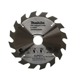 Пильный диск по дереву Standart 185x2.0x16 мм 16T Makita D-45901