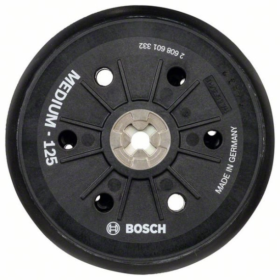 Тарелка опорная 125 мм Multi-hole (мягкая) для GET 55-125 BOSCH (2608601332)