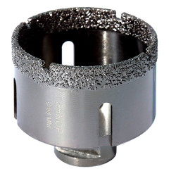 Коронка д/керамогранита ф68мм алм для УШМ сух. рез