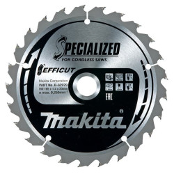 Пильный диск для аккумуляторных пил 165x1.4x20; 25T ATAFR Makita B-62979