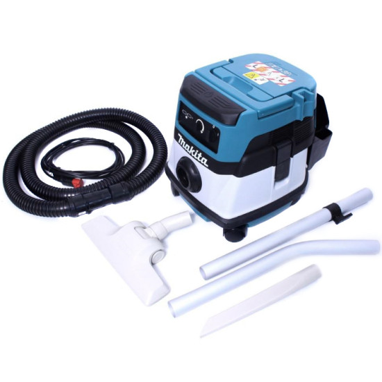 Аккумуляторный / сетевой пылесос гибрид Makita DVC860LZ