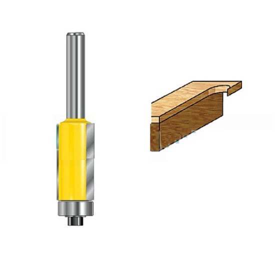 Фреза для окантовки с тремя режущими кромками 9.5x25.4x6x36 мм Makita D-09472