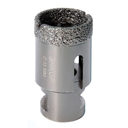 Коронка д/керамогранита ф35мм алм для УШМ сух. рез