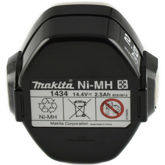 Аккумулятор 14.4 В 2.5 Ач Ni-Mh Makita 1434 193101-2