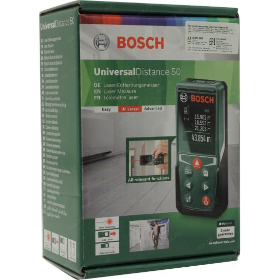 Дальномер лазерный Universal Distance 50
