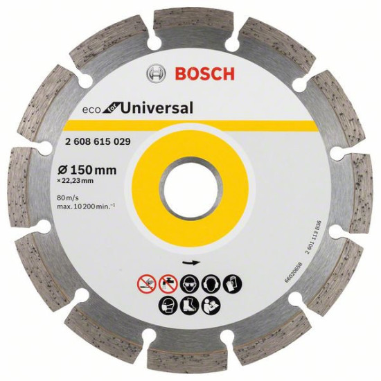 Алмазный круг ECO for Universal 150х22,23 мм BOSCH (2608615029)