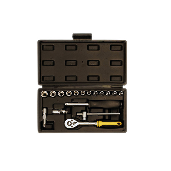 Набор головок торц 17 предметов 1/4", Энкор, 20775